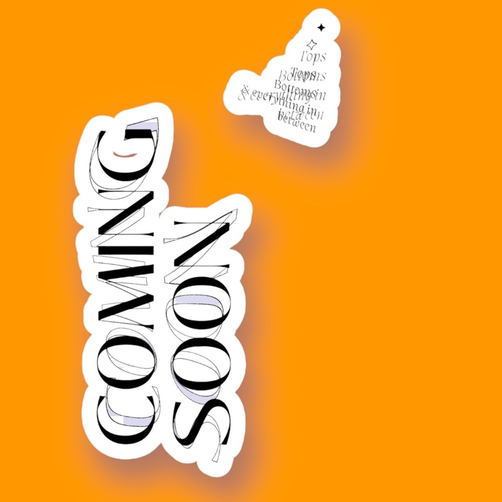 New items coming soon!